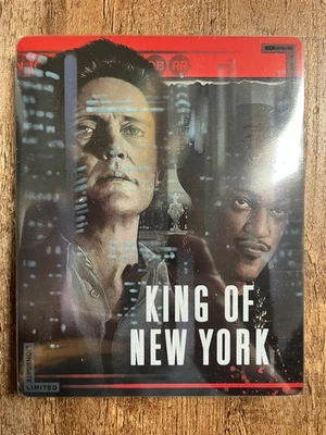 King of New York w. Steelbook + Slipcover (4K UHD + Blu-ray + Digital, 1990) NEW Foto 1 de 4