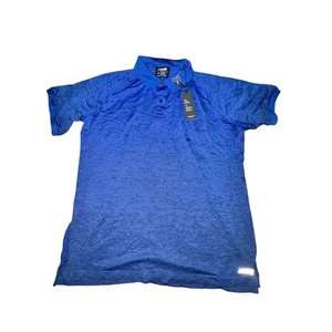 American Eagle Flex Polo Shirt Men's Size XL Heather Blue Short Sleeve NWT - Picture 1 of 6