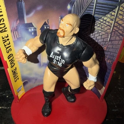 Jakks WWF Ripped and Ruthless Stone Cold Steve Austin Action Figure Series 1 New - Image 1 of 2