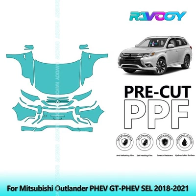  Paint Protection Film PPF For Mitsubishi Outlander PHEV GT-PHEV SEL 2018-2021 - Image 1 of 4