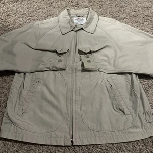 Vintage McGregor Medium beige hellbraun Kinnriemen Harrington Windbreaker leichte Jacke - Bild 1 von 6