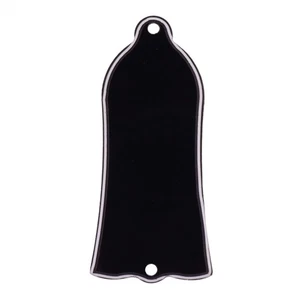 NEW 2-ply Plain Black Bell Truss Rod Cover For Gibson SG/Les Paul/Bass - Picture 1 of 6