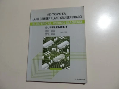 6/1999 Schaltpläne Werkstatthandbuch Toyota Land Cruiser VZJ KZJ RZJ LJ 90 95 J9 - Bild 1 von 4