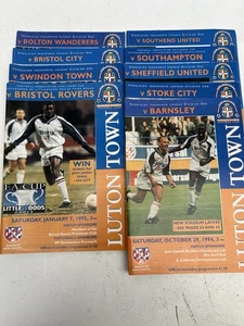 Luton Town Programm Konvolut 1994-95 - Bild 1 von 5