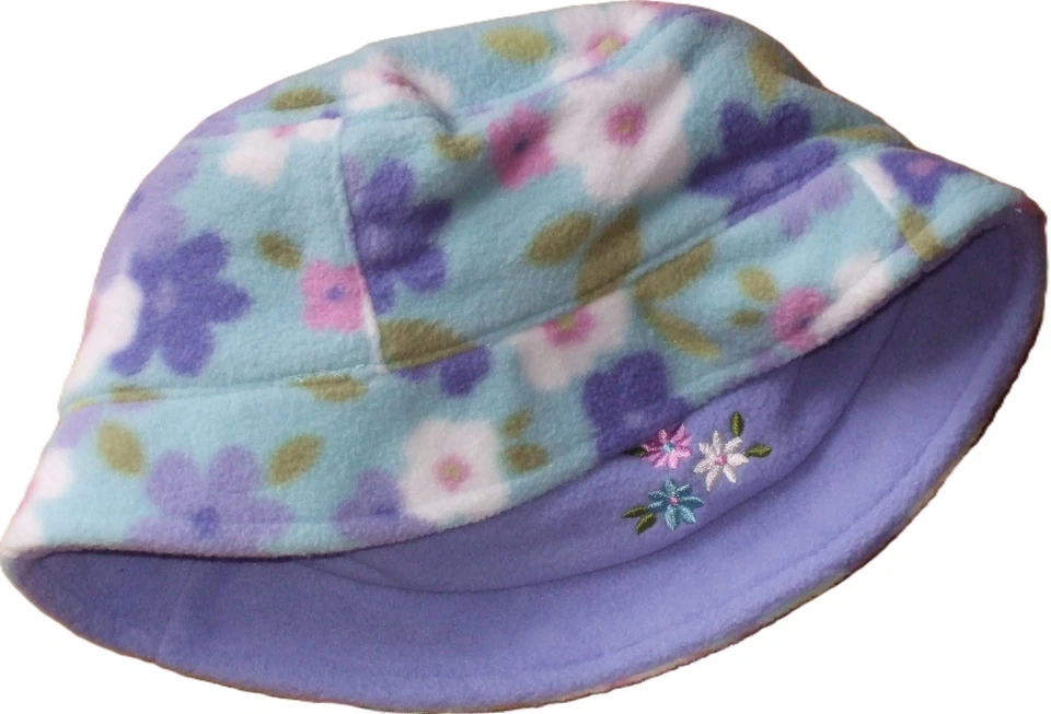 New Vintage 2001 Gymboree Reversible Sweet Chic Fleece Hat Size 6-9-12-18 mo NWT - Image 1 of 1