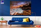 Beach With Trees Under Starry Sky Wall Canvas Home Decor Australian Made Quality