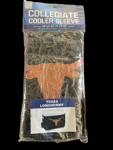 Texas Longhorns Collegiate Cooler Sleeve - for 48 quart coolers  new unopened Cover