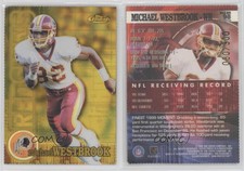 2000 Topps Finest Gold Refractor Die-Cut /300 Michael Westbrook #98