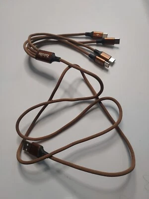 4-Pack Braided USB C Type-C Fast Charging Data SYNC Charger Cable Cord  - Image 1 of 4