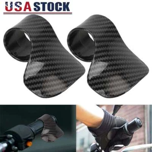 2x Motorcycle Cruise Control Throttle Assist Wrist Rest Aid Grip Universal Black - Picture 1 of 12