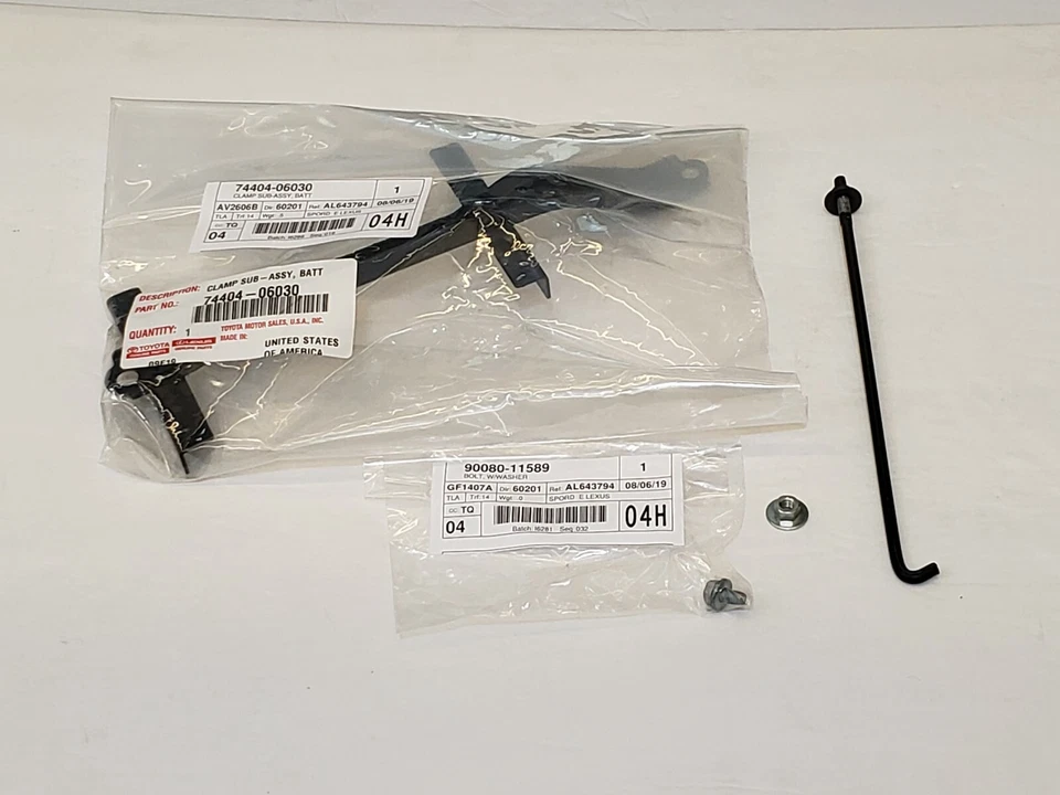 KIT DE RETENÇÃO DE BATERIA DE FÁBRICA LEXUS OEM 1997-2001 ES300 - Imagem 1 de 1