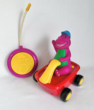 Barney the Dinosaur Vintage 1997 Remote Radio Control Car Wagon Hasbro