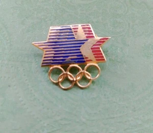 1984 Los Angeles Olympics Pin Vintage Sports Collectible - Picture 1 of 4