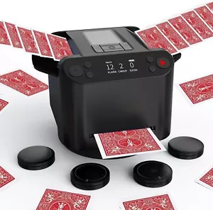 Automatic Card Shuffler and Dealer 2-in-1 MAX VI for 2-12 Players for UNO, Taco - Picture 1 of 7