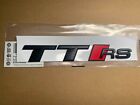OEM Rear Boot Trunk TTRS Matte Black Badge Sticker for AUDI TT TTS TTRS Audi TT