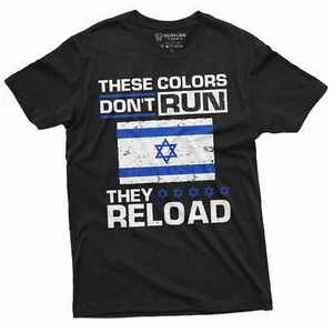 Camisa Militar Israel Estos Colores No Corren Recargan Camisa Regalos Israelíes - Imagen 1 de 8