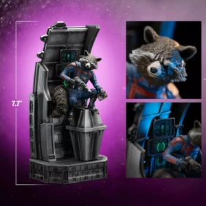 Iron Studios Guardians of the Galaxy Rocket 1/10 Marvel Statue Resin - Picture 1 of 8