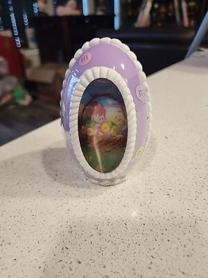 Huevo de Pascua amarillo sellado vintage M&M's Peek and View huevo púrpura Foto 1 de 4