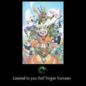 TMNT NARUTO #1 Exclusive Variant FOIL VIRGIN Jiminez IDW Comic Book 2024 - Picture 1 of 1