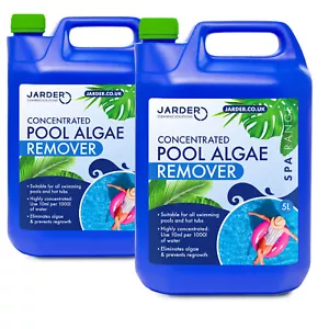 Jarder Pool Algae Remover 10L SPA Hot Tub Algaecide Prevents Growth Concentrate - Picture 1 of 5