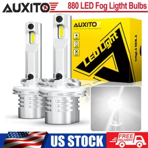 2PCS 880 890 892 893 LED Fog Light Driving Bulbs 100W 6000K Xenon White 32000LM - Picture 1 of 13