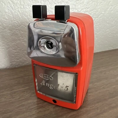 Sacapuntas Carl Angel-5 ROJO vintage Foto 1 de 4