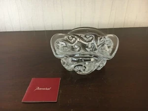 1 vide poche / cendrier en cristal daum / ou  Baccarat - Photo 1 sur 4