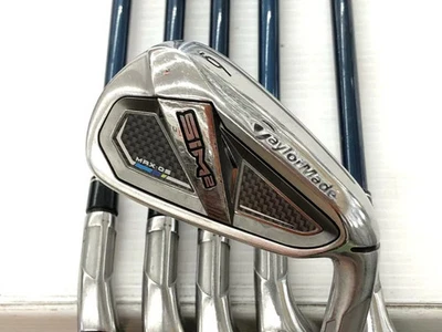 TaylorMade SIM2 MAX OS Iron Set 6-9,Pw,Aw 6pc Flex Regular TENSEI BLUE TM60 - Image 1 of 4
