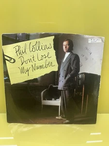 PHIL COLLINS Don't Lose My Number promo 45 with PicSleeve - Imagen 1 de 4