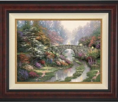Thomas KINKADE Stillwater мост ограниченного тиража жикле холст искусства дикие цветы - Изображение 1 из 4