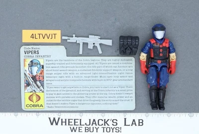 Vipers V1 100% Completo G.I. Figura de acción Hasbro Joe 1986 vintage Foto 1 de 2