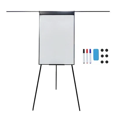Flipchart Whiteboard Besprechungstafel Schreibboard Workshoptafel 100x70 cm - Bild 1 von 2