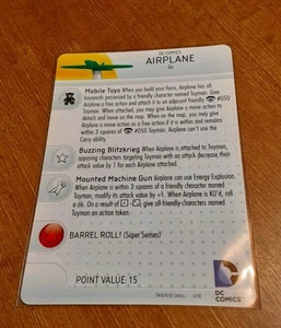 Heroclix Toyman Mobile toy Airplane Card Superman and Legion of Superheroes 099a - Picture 1 of 3