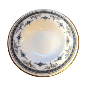 Minton Grasmere Blue Rimmed Soup Bowls 8 1/8" 1 Bowl - Multiple available - Picture 1 of 7