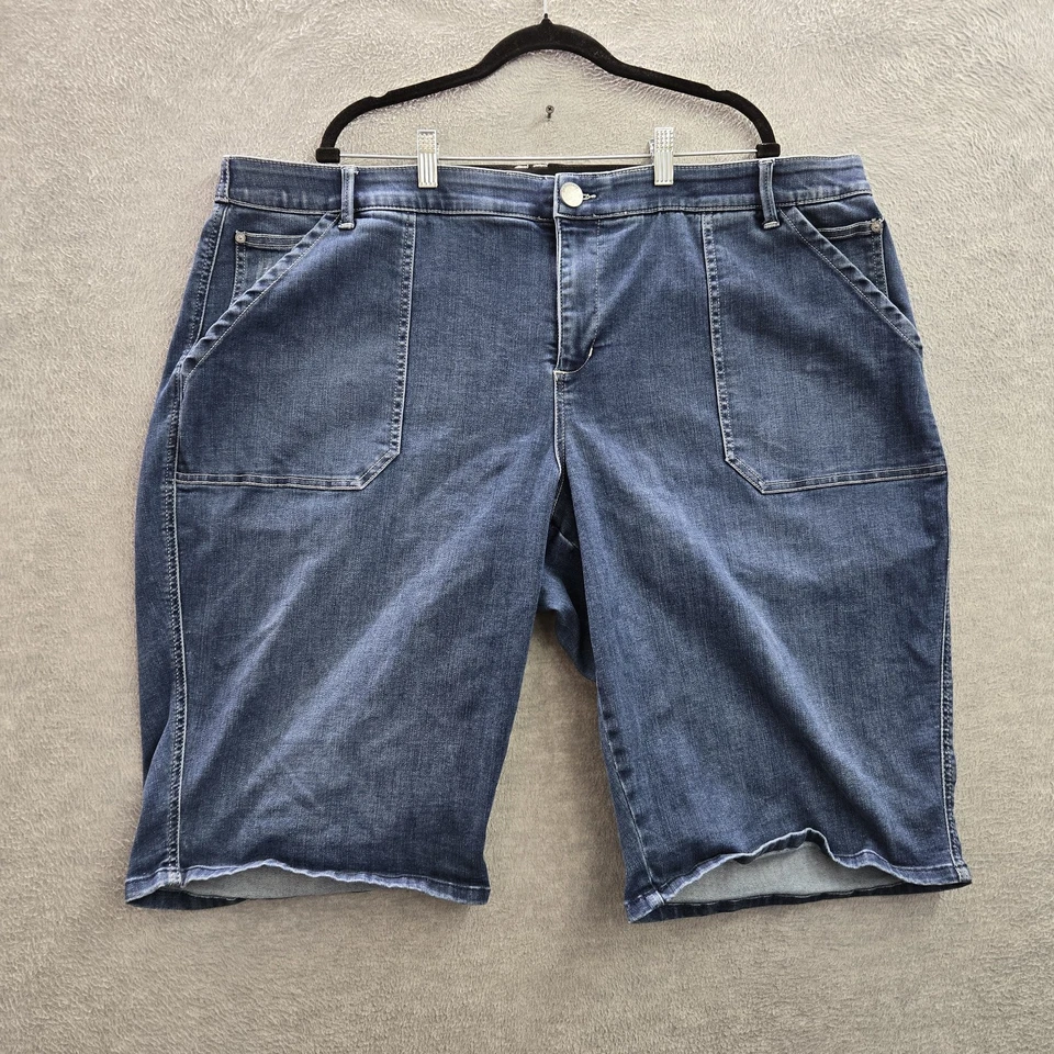 Democracy Women Shorts 24W Blue Denim Absolution 14" Inseam - Image 1 of 4