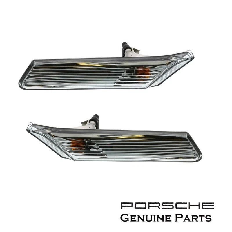 Juego de luces marcadoras laterales transparentes Euro para Porsche 911 997 OEM 99763103302 99763103402 Foto 1 de 1