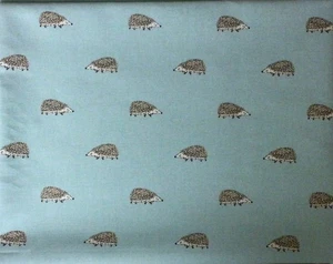 Sophie Allport Hedgehogs on Pale Mint  Woodland Animal Autumn New Assorted Sizes - Picture 1 of 9