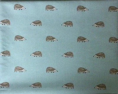 Sophie Allport Hedgehogs on Pale Mint  Woodland Animal Autumn New Assorted Sizes - Image 1 of 4