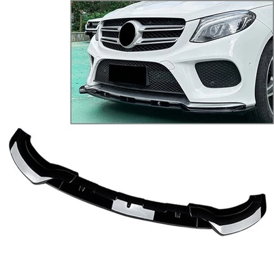 Front Bumper Lip Spoiler Fit Mercedes Benz GLE Class W166 Coupe C292 2015-18 Foto 1 de 4