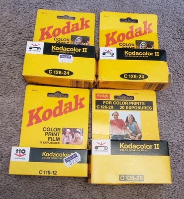 lot of 4 Kodak Kodacolor II Film, Expired Dec 1982 - Image 1 of 4