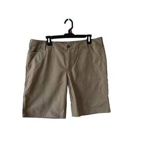 Pantalones Cortos Carhartt Cargo Caqui Lona Carpintero Trabajo Calce Original Talla 16 - Imagen 1 de 19