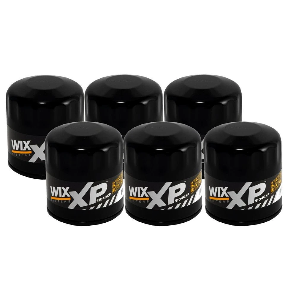 Juego de 6 filtros de aceite de motor Wix XP para Buick Cadillac Chevy GMC Isuzu Jeep Saab Foto 1 de 1