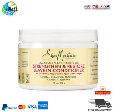 SheaMoisture Jamaican Black Castor Oil Strengthen & Restore Leave-In Conditioner - Image 1 of 4
