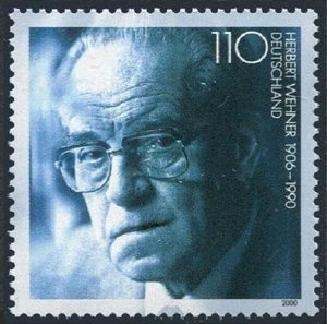 Deutschland 2064,MNH.Michel 2092. Herbert Wehner,1906-1990,Politiker,2000. - Bild 1 von 1
