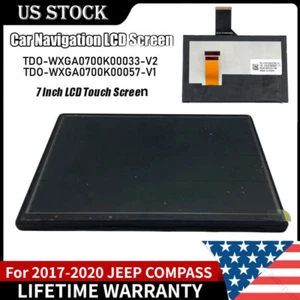7 inch AM FM Radio Screen Fits For 2017-2019 Jeep Compass TDO-WXGA0700K00057-V1 - Bild 1 von 7