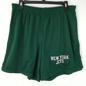 Vintage Champion Mens XL New York NY Jets NFL Green Mesh Athletic Shorts - Picture 1 of 13