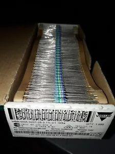 100X VISHAY SMA0207 1/2W 1k54 0.1% 25ppm ¡RESISTENCIAS DE AUDIO DE PRECISIÓN ALTA! - Imagen 1 de 1