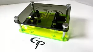 GP Car Audio Doble Punto ANL Fusible Bloque Soporte Lengua Estilo Verde Neón con Parte Superior Negra - Imagen 1 de 1