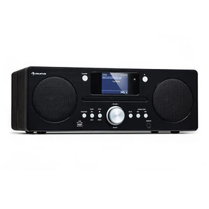 Internetradio Bluetooth CD Player WLAN UKW DAB+ Radio Spotify Connect Schwarz - Zdjęcie 1 z 12