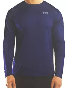 TYR Men's Long Sleeve Sun Shirt UPF 50+ - Picture 1 of 18
